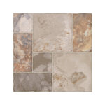 CERÁMICO PIEDRA PISO TERRAZA GRIS 45×45
