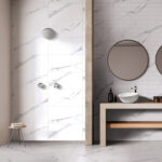 CERÁMICO MARMOLIZADO TREVISO NEW WHITE BRILLO 30X60 - Imagen 2