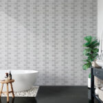 DECORADO MURO BRICK NEW ONDAS PLATA 30X60 - Imagen 2
